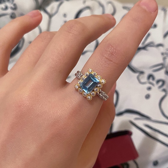 The Blue Topa ring - Picture 4 of 4